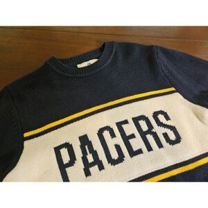 Hillflint Indiana Pacers Sweater Mens XS Navy Blue Knit NBA Fan Gear